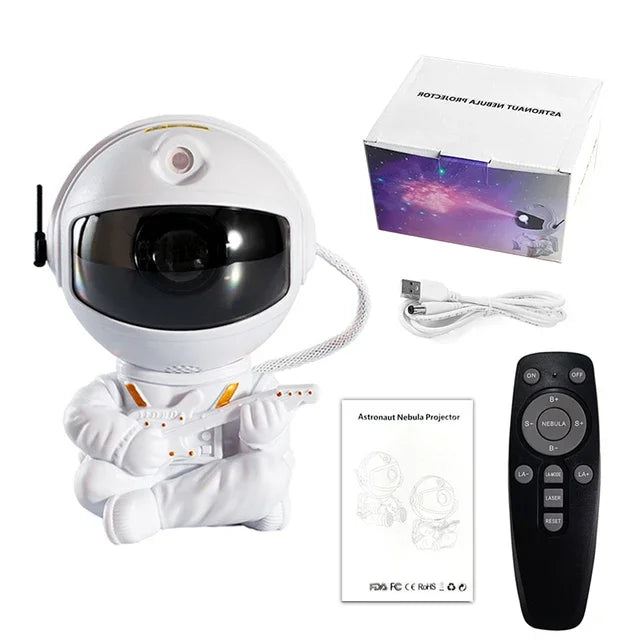 Astronaut Star Projector Galaxy Night Light - LED Nebula Ceiling Lamp