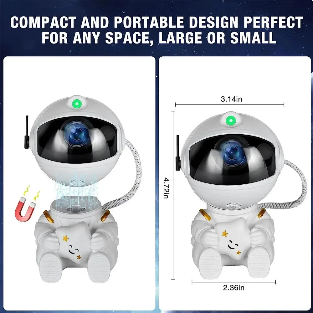 Astronaut Star Projector Galaxy Night Light - LED Nebula Ceiling Lamp
