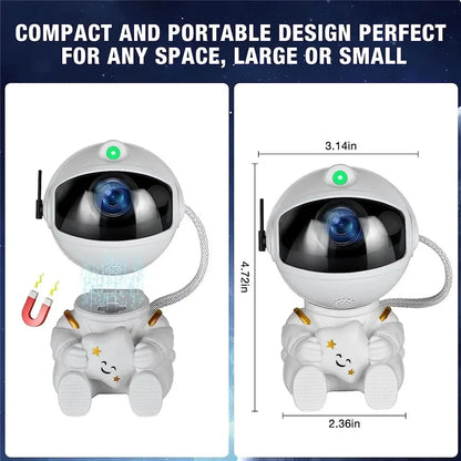 Astronaut Star Projector Galaxy Night Light - LED Nebula Ceiling Lamp