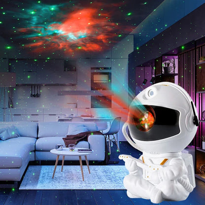 Astronaut Star Projector Galaxy Night Light - LED Nebula Ceiling Lamp