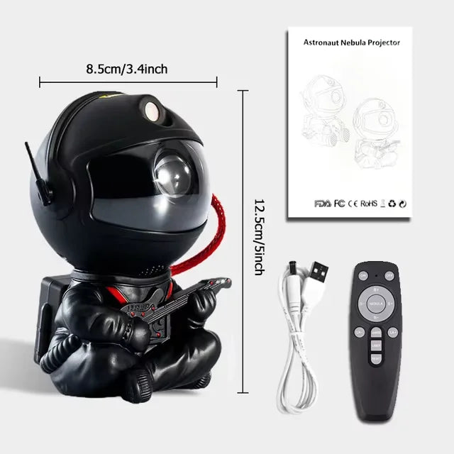 Astronaut Star Projector Galaxy Night Light - LED Nebula Ceiling Lamp